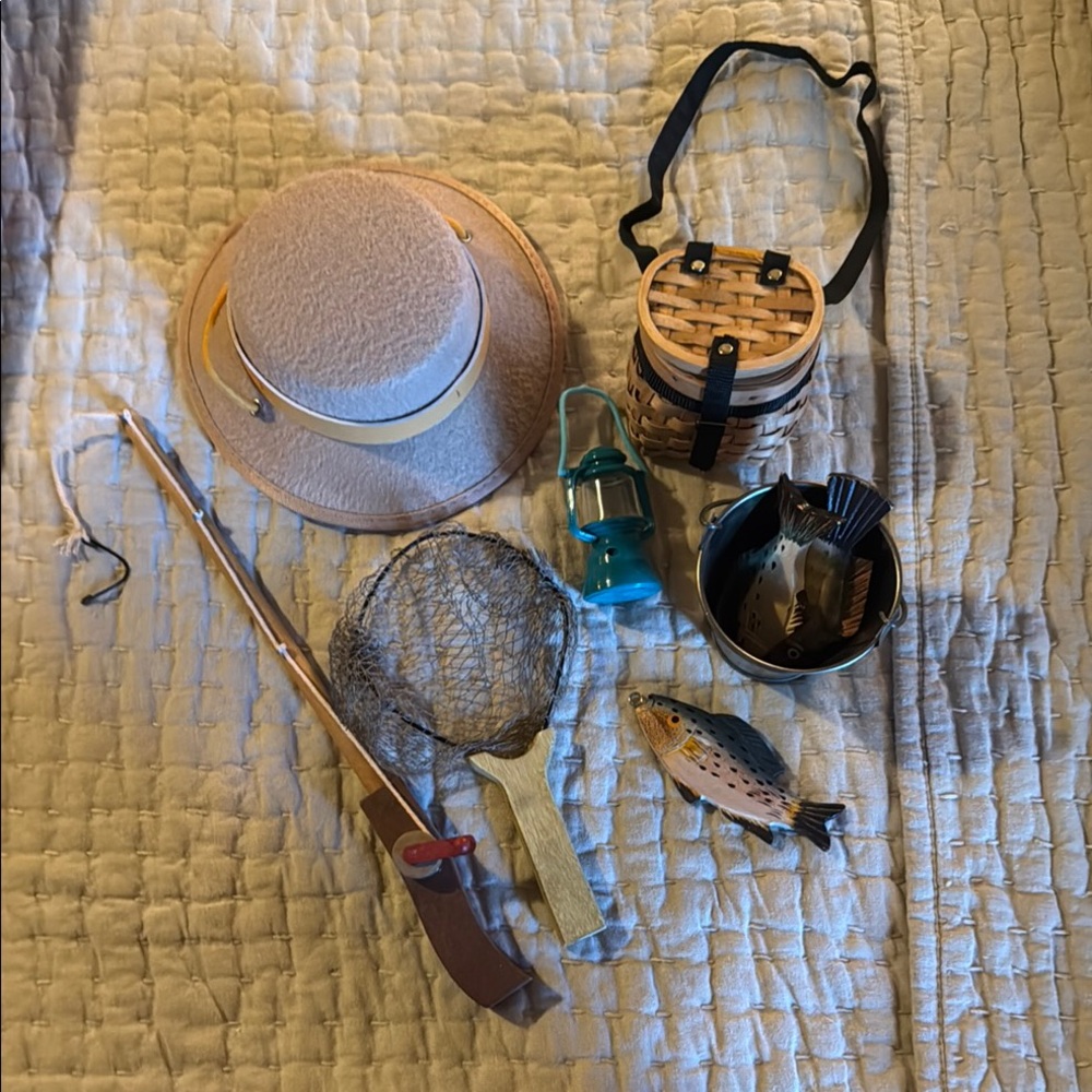 American Girl Tan and Brown Doll Accessories Set